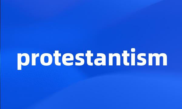 protestantism