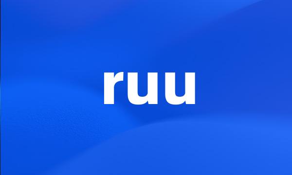 ruu