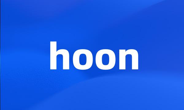 hoon