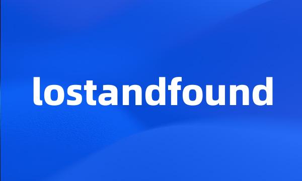 lostandfound