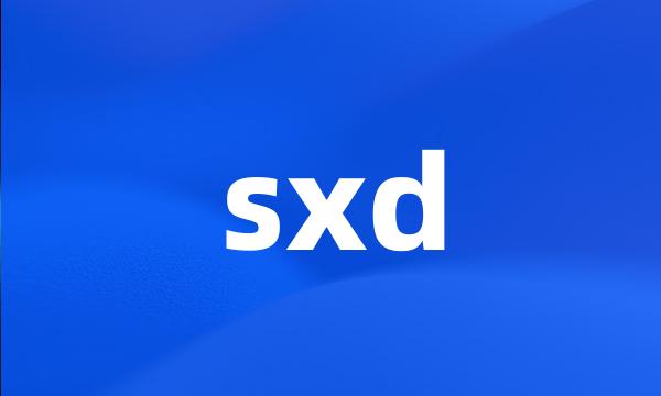 sxd