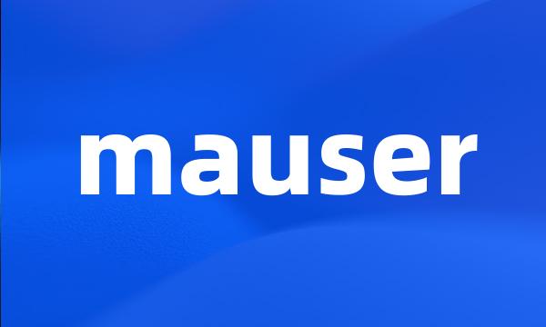 mauser