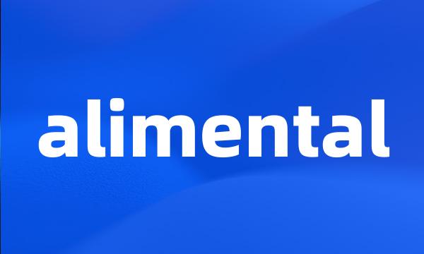 alimental