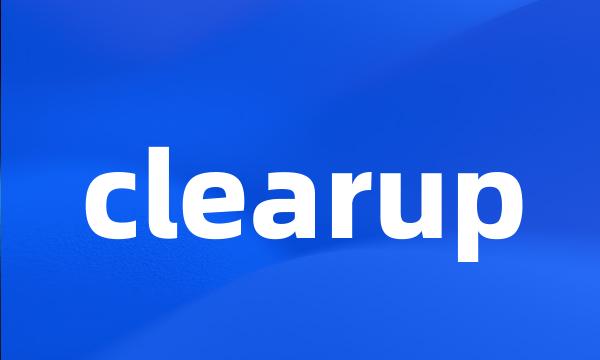 clearup