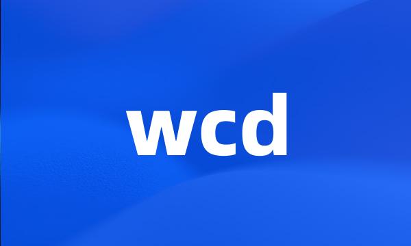 wcd