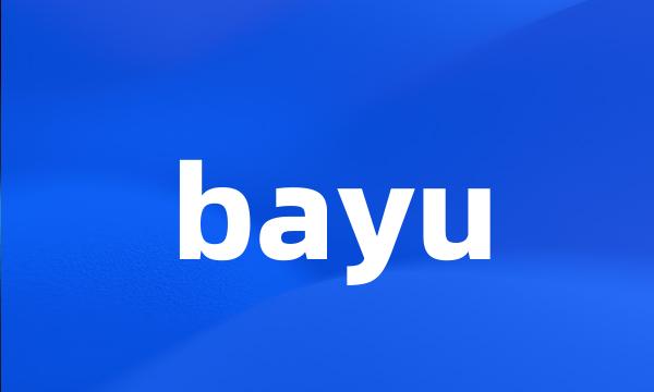 bayu