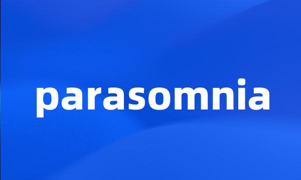 parasomnia