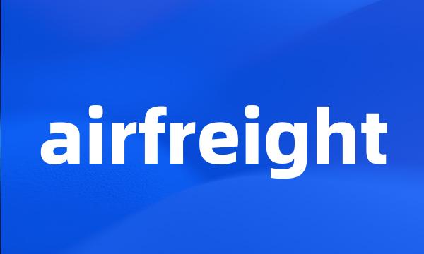 airfreight