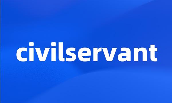 civilservant