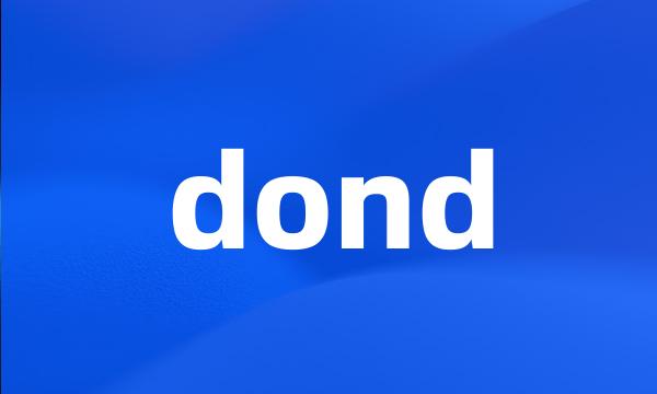 dond