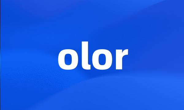 olor