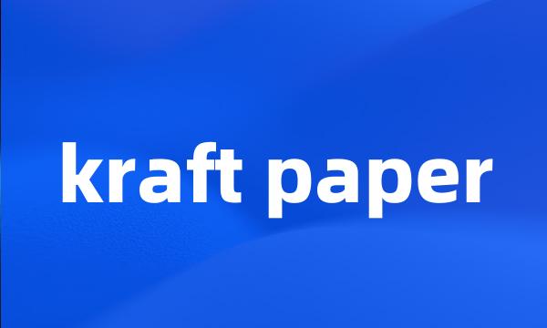 kraft paper