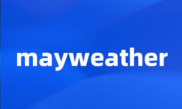 mayweather