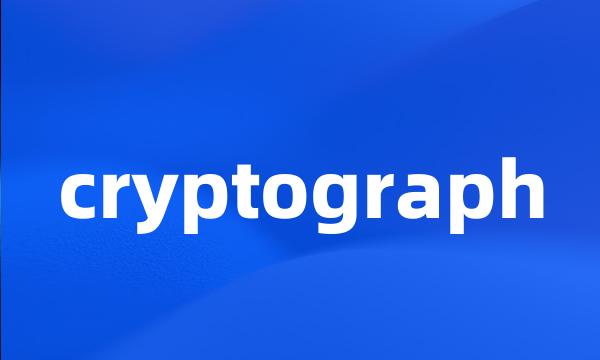 cryptograph