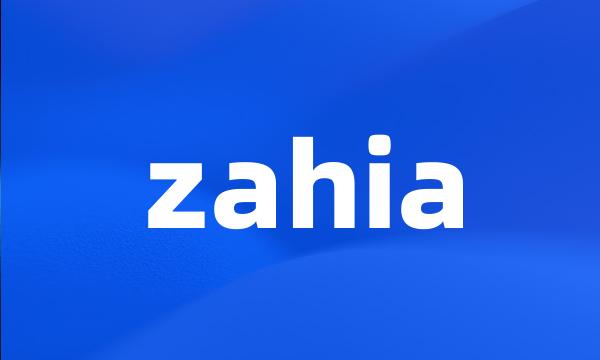 zahia