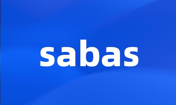 sabas