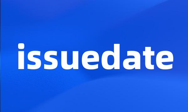 issuedate