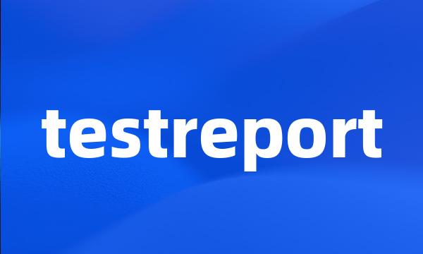 testreport