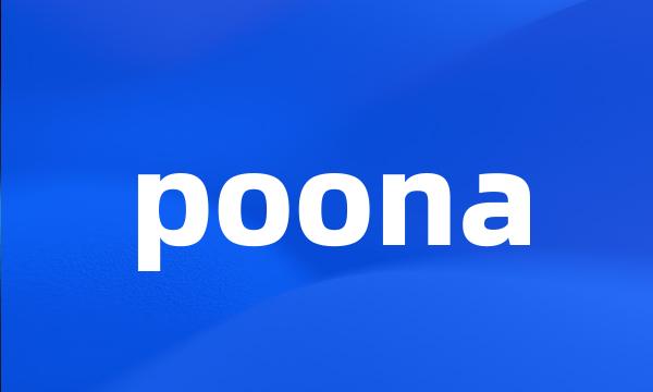 poona