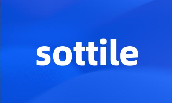 sottile