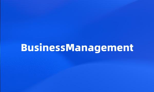 BusinessManagement