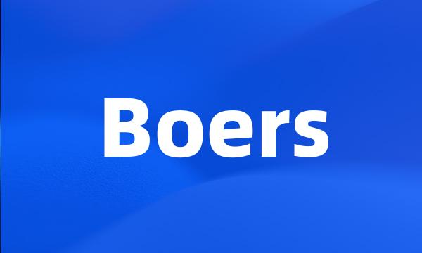 Boers