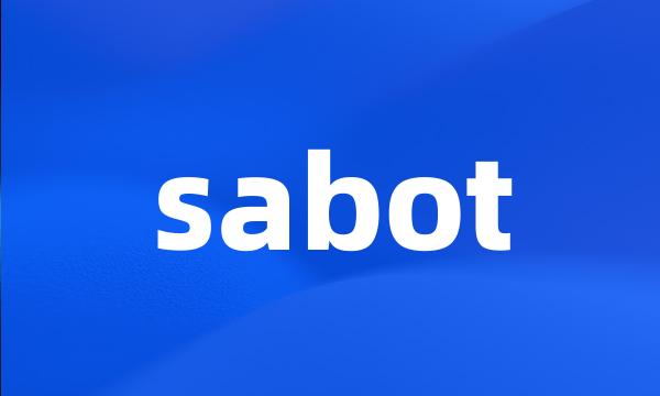 sabot