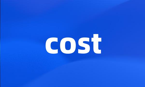 cost