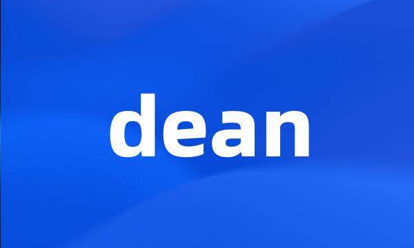 dean