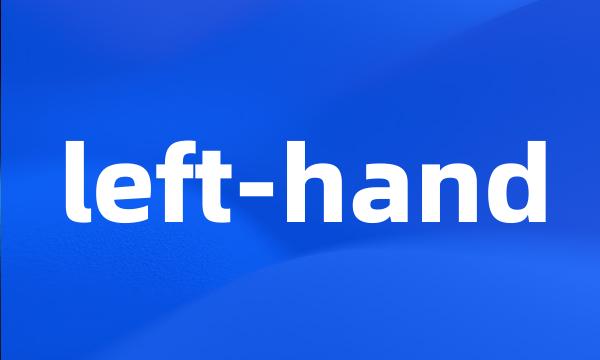 left-hand