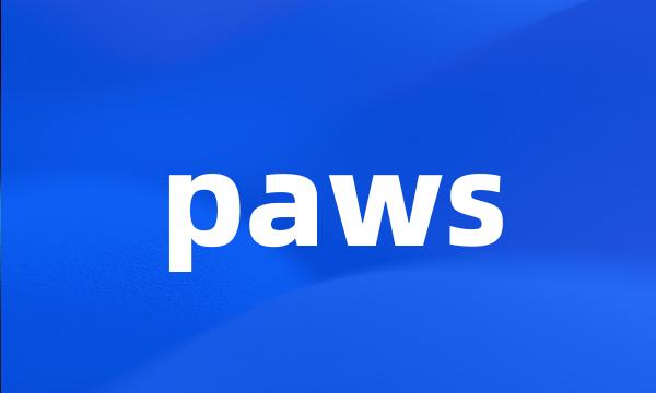 paws