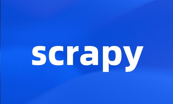 scrapy