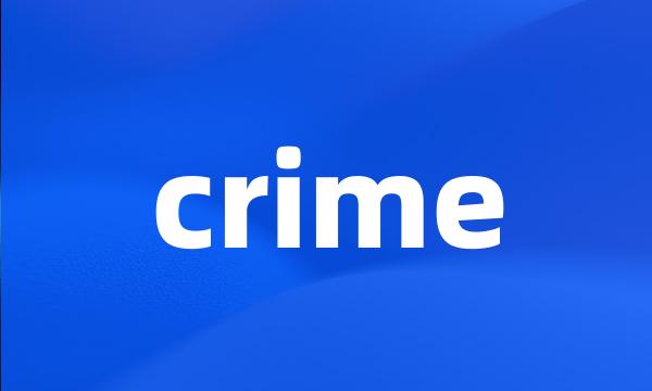 crime