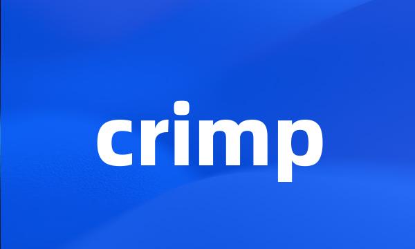 crimp