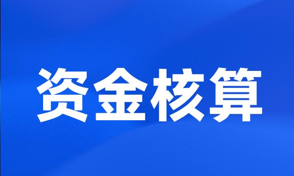 资金核算