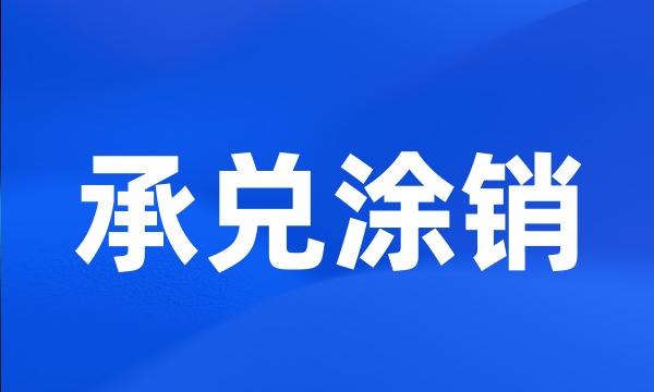 承兑涂销