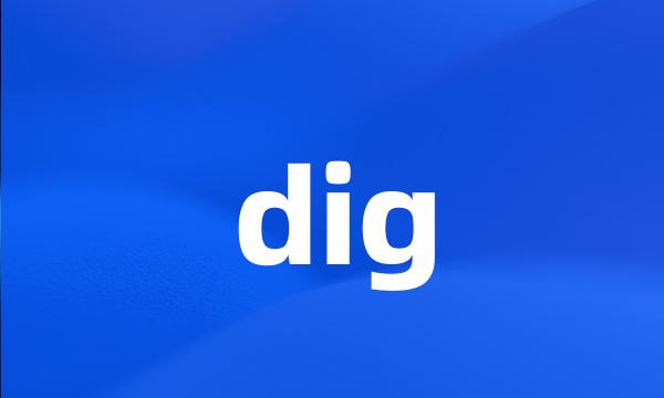 dig