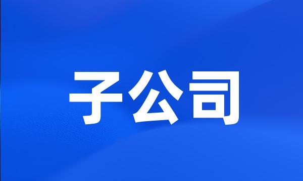 子公司