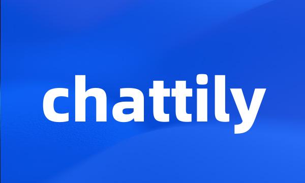 chattily