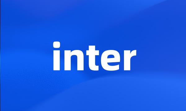 inter