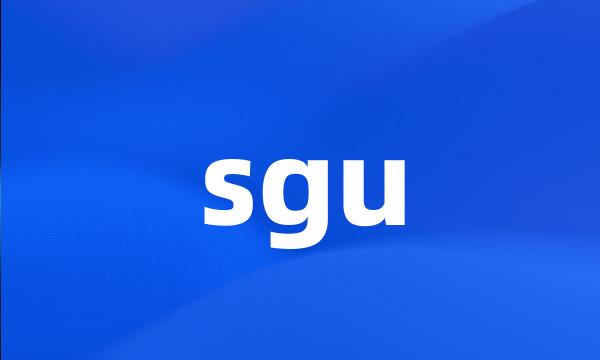 sgu