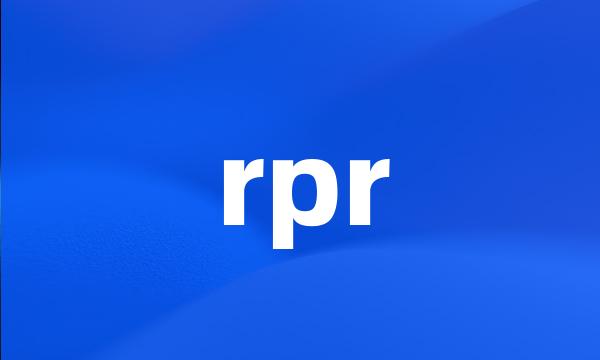 rpr