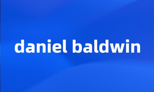 daniel baldwin