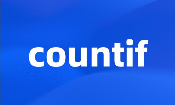 countif