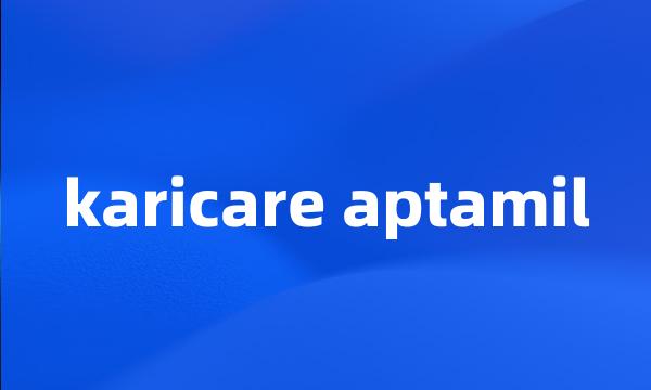 karicare aptamil