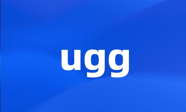 ugg