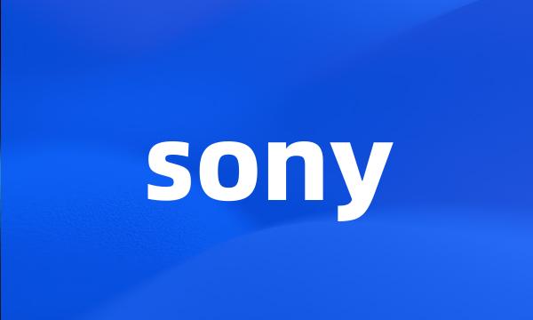 sony