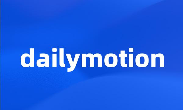 dailymotion