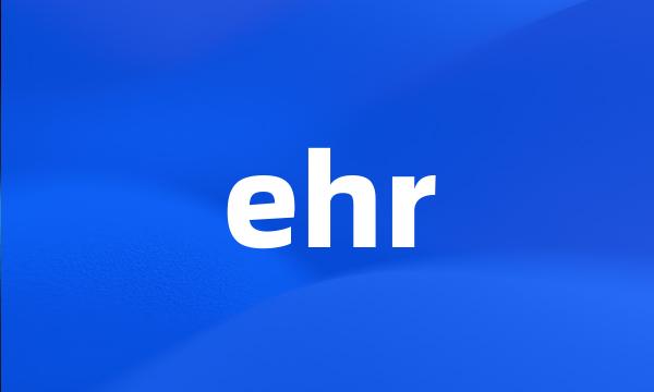 ehr