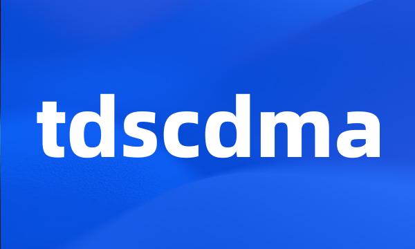 tdscdma